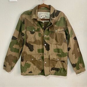Poler Men’s Camo Jacket Size Medium Duck Cotton Canvas